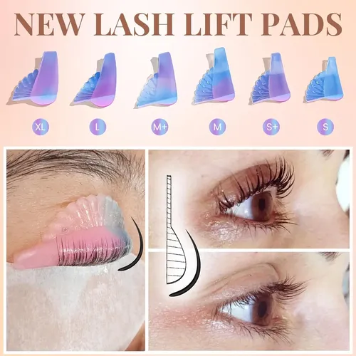 Kit Lash Lifting Y Tinte Para Pestañas Rizado Naturales