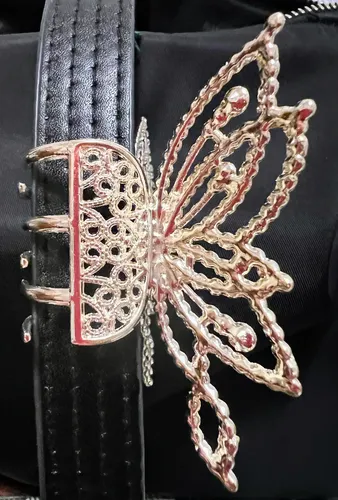 Broche Hebilla Accesorio Mariposa Strass
