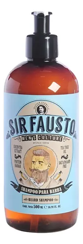 Sir Fausto Men´s Culture Shampoo Hidratante Para Barba 500ml