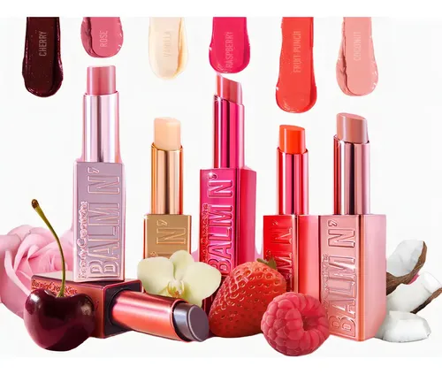 Bálsamo Labial Hidratante Balm N’ Cute Beauty Creations, 1 pza Color Rose