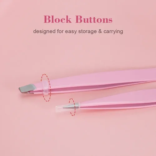 -de Set Eyebrow Ts Con Funda: 4 Herramientas De