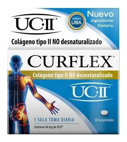 Curflex Colageno Artrosis X 30 Comprimidos Combo X 3