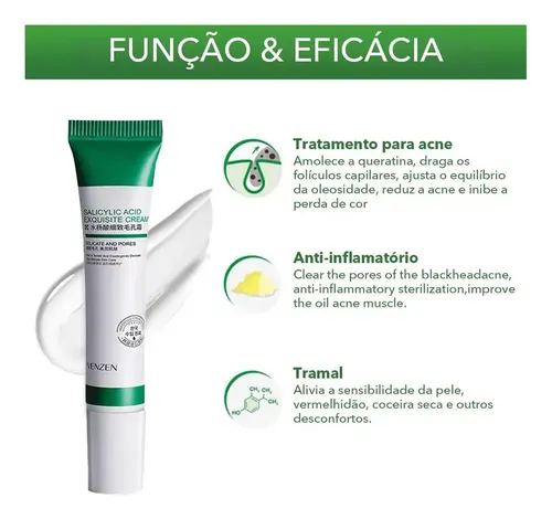 .sa Crema De Ácido Salicílico Z Para Eliminar Los Poros .hg