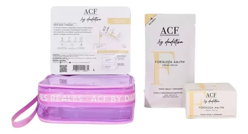 Kit Skincare Fortaleza Crema + Recarga + Neceser Acf By Dada