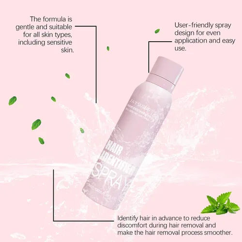 El Spray De Depilación Facial De Una Sola Unidad Suaviza Fác