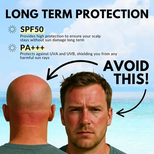Protector Solar Facial Y Cuero Cabelludo Spf50 Los Hermanos