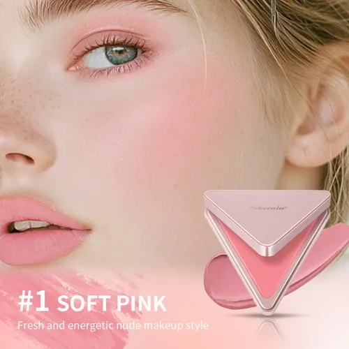 Blush Crema Rosa Terroso Para Uso Diario Y Oficina