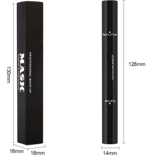 Eyeliner Estampilla Doble Punta Negro Onarisae