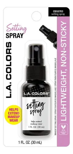 Spray Fijador L.a. Colors Ligero No Pegajoso 30ml Vegano