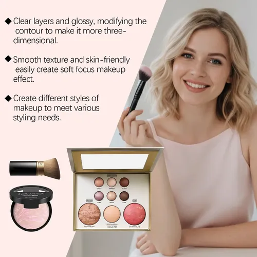#01 Juego Combinado De Paleta De Maquillaje