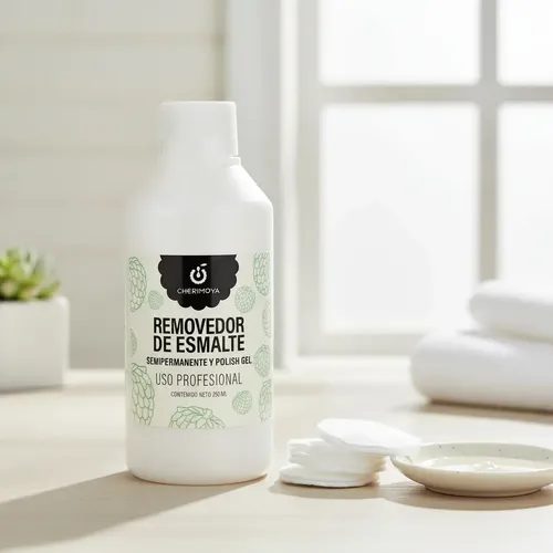 Removedor Esmalte Semi Y Polish Gel 250ml Cherimoya