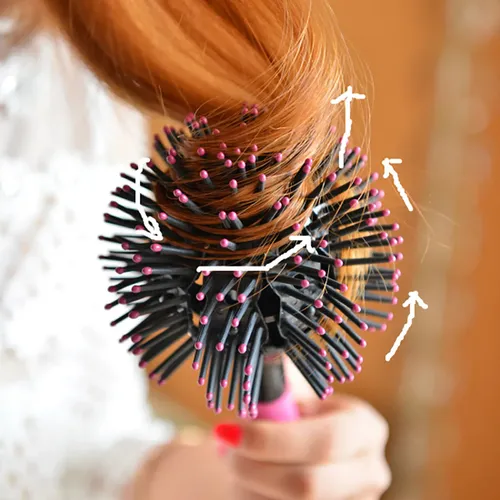Cepillo 3d Curl Para Peluquería, Rizador De Pelo Redondo
