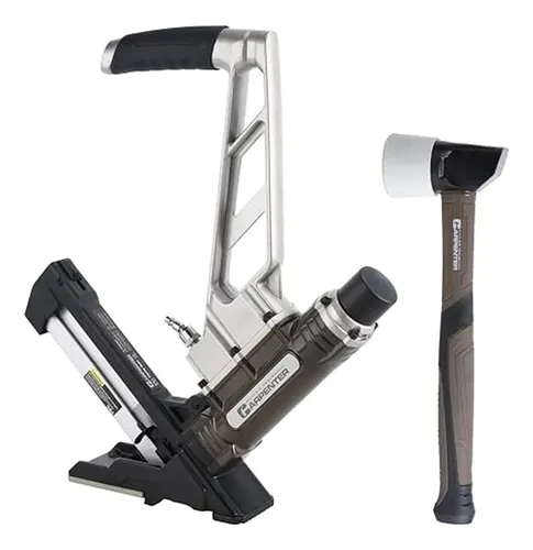 Grapadora De Suelos 3 En 1 Carpenter Tools Cfl5016 Y Cfn64 1