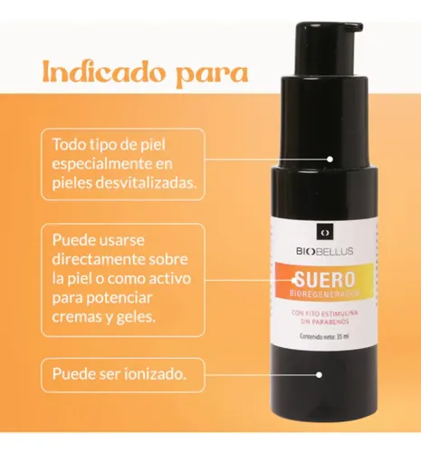 Suero Facial Bioregenerador Biobellus X 35 ml