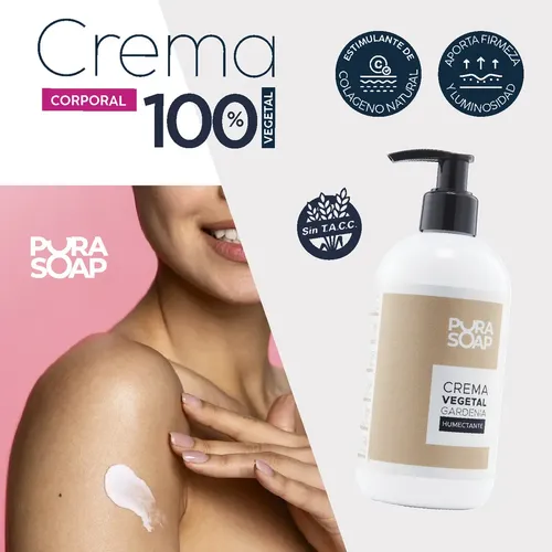 La Mejor Crema Corporal Gardenia Humectante Pura Soap