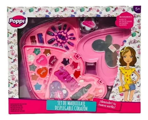 Set De Maquillaje Belleza Corazon S21651 Poppi Chichitoti