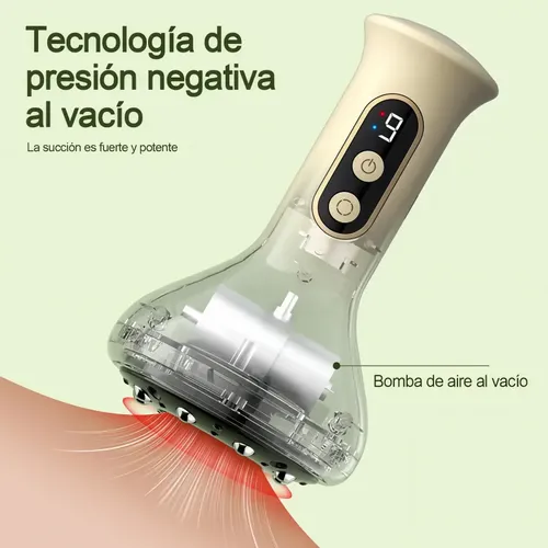 Masajeador Doméstico Eléctrico De Gua Sha Y Ventosas Con