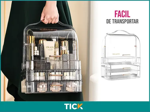 Organizador Maquillaje Escritorio Cajones Porta Cosmeticos