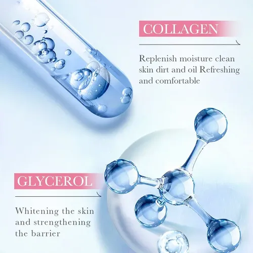 Sadoer Crema Limpiador Facial Sakura Colágeno Hidratante Todo Tipo De Piel Día/noche
