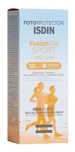 Gel Fotoprotector Isdin Fusion Sport Wet Skin Spf 50+ 50ml