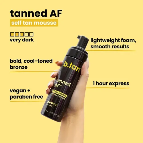 Dmousse Autobronceadora B.tan Dark, 6.7 Onzas Liquids, Vega