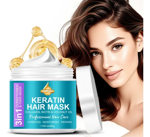Mascarilla 3en1 Keratina: Hidratación Y Reparación Profunda