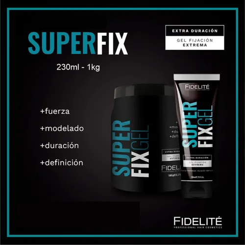 Fidelite Gel Super Fix Extra Fijacion Extrema 230ml