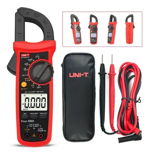 Pinza Amperimétrica Uni-t Ut202a+ 600a 600v True Rms