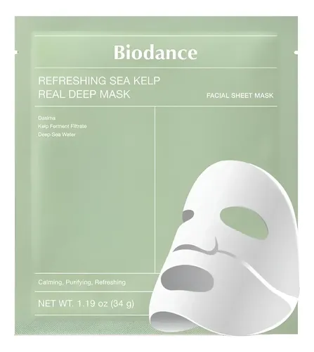 Mascarilla Facial Biodance Refreshing Sea Kelp Deep Mask