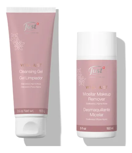 Combo Just Rostro Desmaquillante Micelar 150ml/gel Limpieza