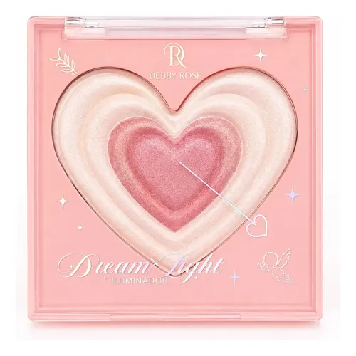Debby Rose Dream Light Corazón Iluminadores 10g Tono del maquillaje Rosa