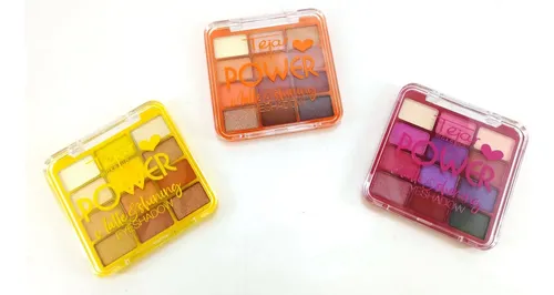 Paleta Sombras Ojos 12 Tonos Power De Tejar X 3 Unidades