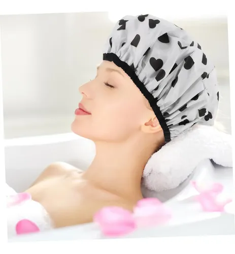2piezas Gorro Sauna Teñir Cabello Elástico Baño Cuidado