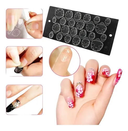 24 Adhesivos Pegamento Para Uñas Postizas Pegatinas