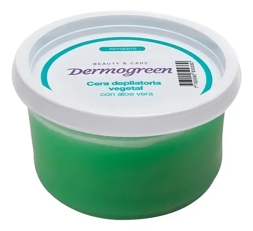 Dermogreen Cera Depilatoria Vegetal Aloe Vera Bandeja 800g
