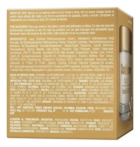 Pack X2 Cicatricure Gold Lift Crema De Dia Fps30