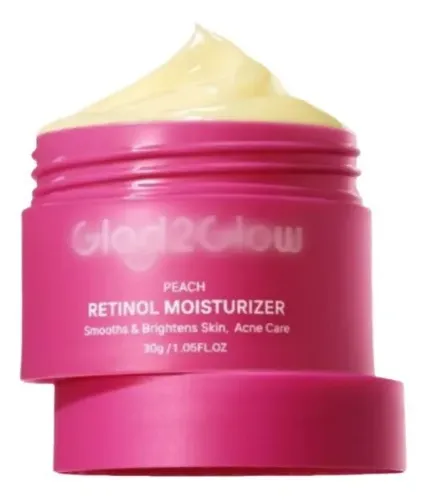 Crema Facial Iluminadora Hidratante Con Retinol Y Melocotón