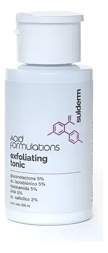 Tónico Exfoliante Sulderm Con Niacinamida Y Ácido Salicílico