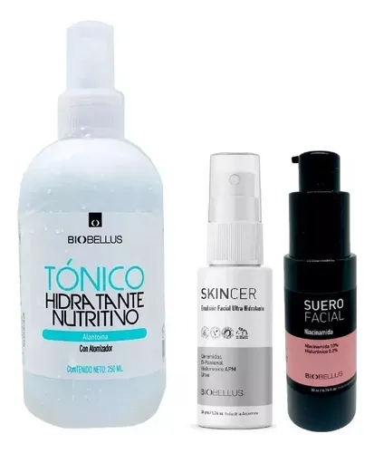 Tonico Hidratante + Skincer Emulsion + Suero Niacinamida Momento De Aplicación Día/noche Tipo De Piel Normal