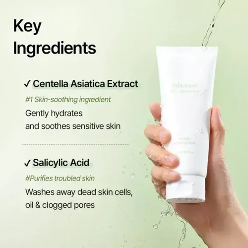 Mixsoon Espuma Limpiadora e Hidratante con Centella y Ácido Salicílico para piel con tendencia al acné – 150ml