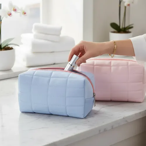2pz Bolsa Cosmetiquera Maquillaje Lápicera Accesorio Regalo