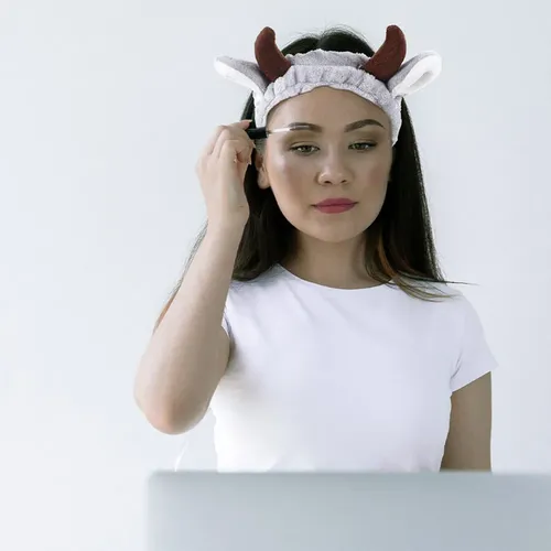 Diadema Con Cuernos, 2 Unidades, Pa Spa Headbands