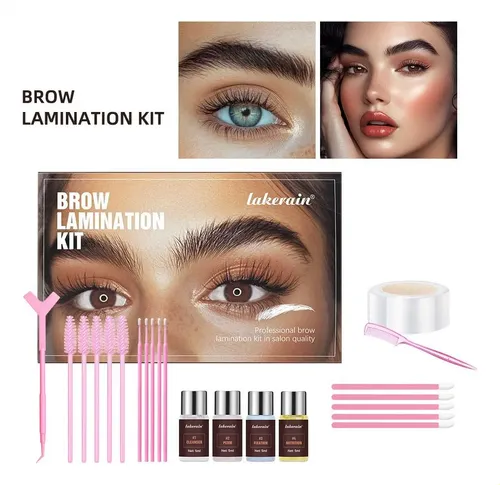 Kit De Laminación De Cejas Lakerain: Juego Completo Para Mas