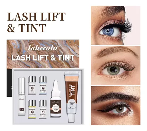 Kit Lifting Y Tinte Pestañas Con Permanente Y Fijación