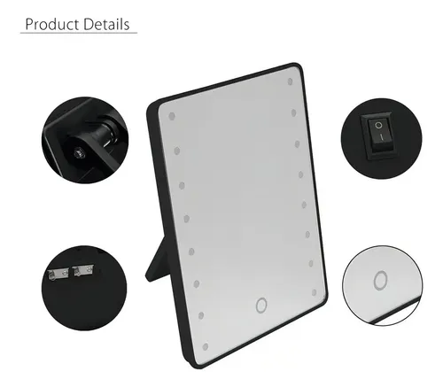 Espejo Para Maquillaje Con Luz Led Regulable E151