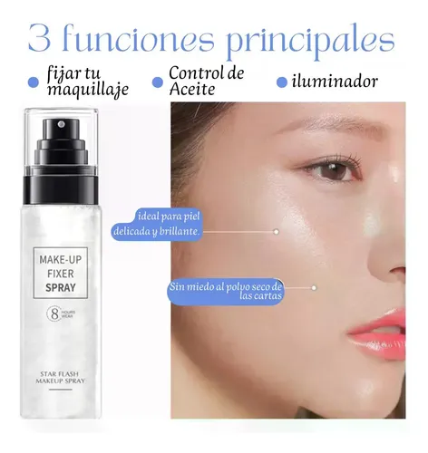 Maquillaje En Aerosol Para Cuidado Facial De Larga Duración
