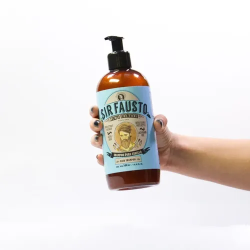 Shampoo Para Cabello Sir Fausto Barbería Peluquería X 500ml