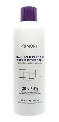 Primont X2 Oxidante Crema Oxigenada Coloración 20 Vol 900ml