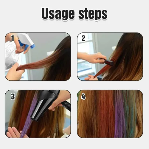 M Diez Cepillos Temporales Para Teñir El Cabello `