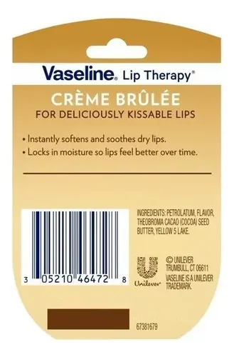 Vaseline Balsamo Labial Lip Therapy Creme 7g